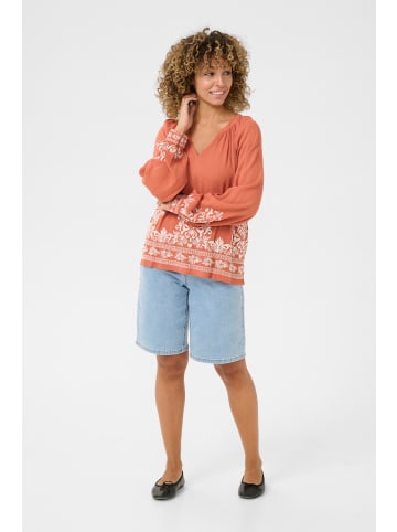Cream Langarm-Bluse CRZoe Regular fit in Bruschetta