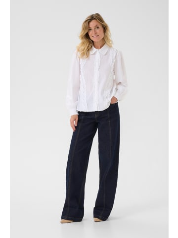 Cream Langarm - Hemd CRLau Regular fit in Snow White