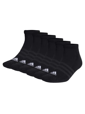 adidas Socken 6er Pack in Schwarz