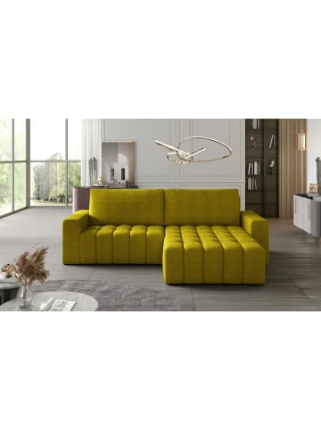 MF Design Bonita Recamiere Rechts in Senf -  (L) 175 x (B) 250 x (H) 92 cm