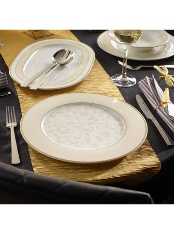 Villeroy & Boch 6er Set Brotteller Ivoire ø 18 cm weiß-gold in weiß-gold