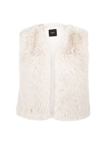 Zero  Weste in Felloptik in Sandshell