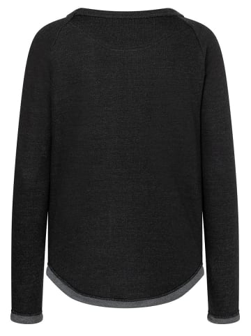 super.natural Merino Sweatshirt in schwarz