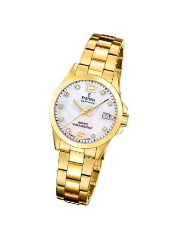 Festina Analog-Armbanduhr Festina Swiss Made gold klein (ca. 29mm)
