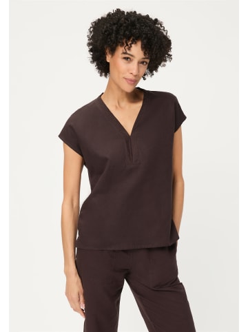 Olsen Tunika in Dark Brown