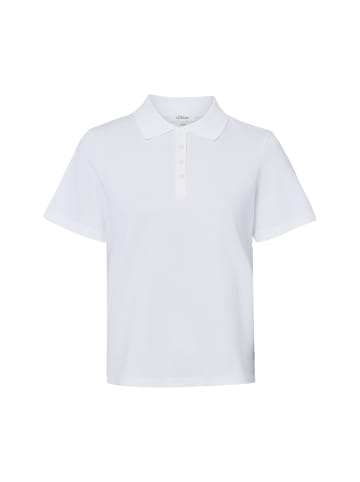 s.Oliver Poloshirt in weiß