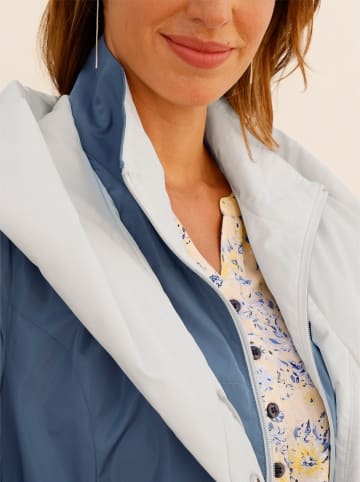 WITT WEIDEN Kurzmantel in rauchblau-ecru