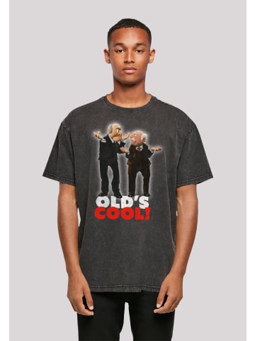 F4NT4STIC Oversize T-Shirt Disney Muppets Waldorf & Statler Old's Cool in schwarz