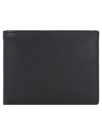 Esquire Frankfurt Geldbörse RFID Schutz Leder 11 cm in schwarz