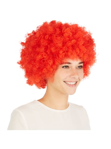 tectake Wundervolle Afro-Perücke, rot