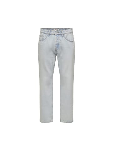Only&Sons Jeans in light blue bleached denim