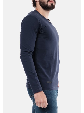 HopenLife Longsleeve CASSIO in Navy blau