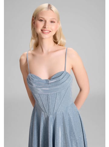 HEY KYLA Abendkleid in hellblau silber - 0002