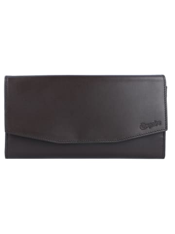 Esquire New Silk Geldbörse Leder 19 cm in braun