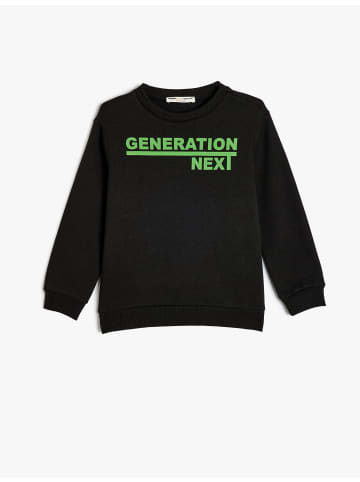 KOTON Sweatshirt in Schwarz