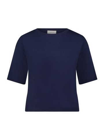 CARTOON Strickpullover mit Rundhalsausschnitt in Dunkelblau