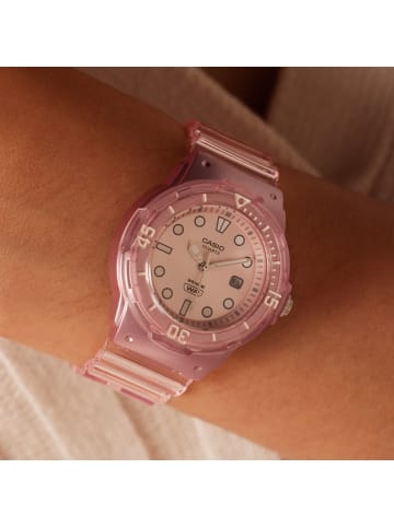 Casio Kunststoff Quarzuhr Casio Rosa