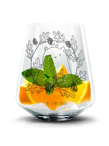 Mr. & Mrs. Panda Tumbler Bär König ohne Spruch in Transparent