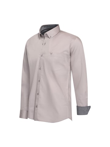 Cappuccino Italia Hemd Ancona Stretch in Grau