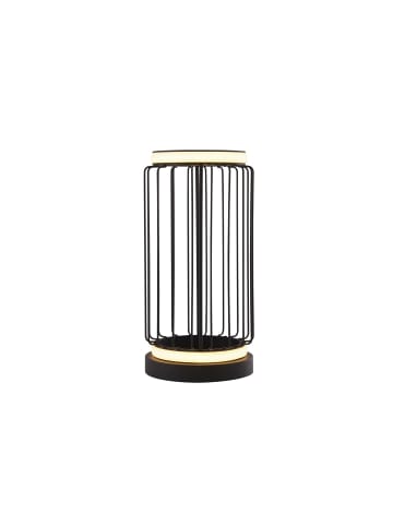 Licht-Erlebnisse Tischlampe EEK G (B)16 x (L)16 x (H)33 cm in Schwarz Weiß