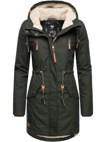 ragwear Wintermantel Elsie in Dark Olive22