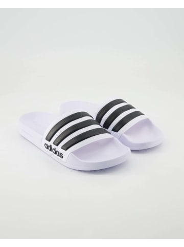 adidas Pantoletten in Weiß