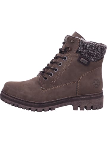 rieker Damen Winterschuhe warm HWK Damen Stiefel in Braun