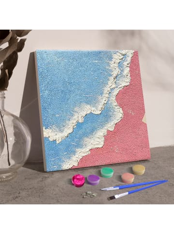 ARTNANAS Exlusive 3D-Strukturmalerei Set -Rosa Strand
