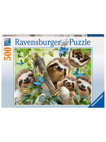 Ravensburger Faultier Selfie, Puzzle 500 Teile