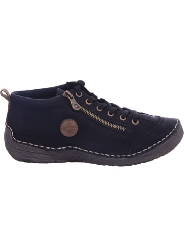 rieker Sneaker in schwarz/leo-nuss/wood