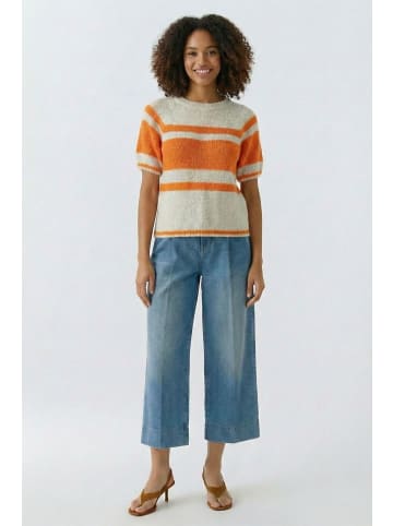 Oui Pullover in dk orange pin