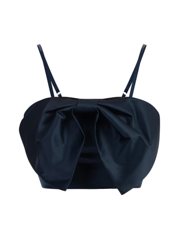 faina Damen Top Mit Schleife in Marine