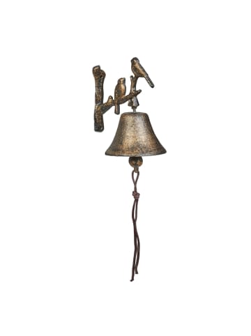 relaxdays Türglocke "Vögel" in Bronze
