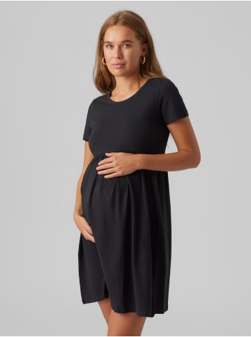 mama licious Kurzes Umstands Kleid Schwangerschaft MLMIA in Schwarz-2