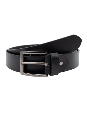 Reichstadt Herren Fashion Gürtel Echtleder in Black