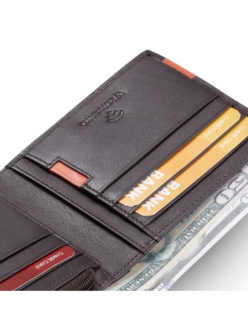 Roncato Monaco Geldbörse Leder 9 cm in brown