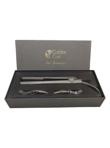 Golden Curl Glätteisen GL806 The Black Ceramic Straightener in schwarz