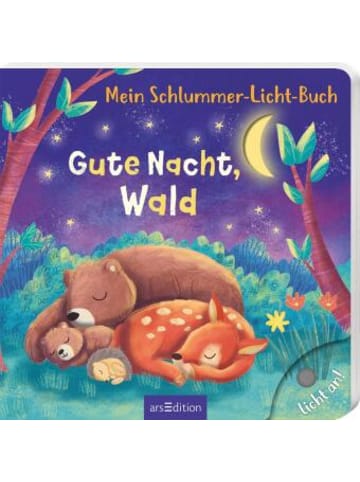 ars edition Buch - Mein Schlummer-Licht-Buch: Gute Nacht, Wald