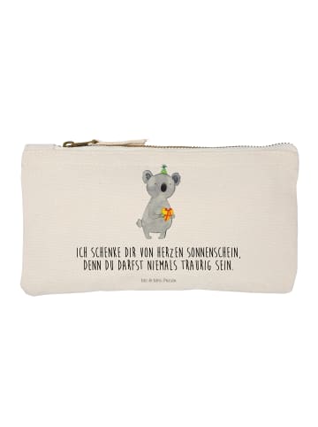 Mr. & Mrs. Panda Schminktasche Koala Geschenk mit Spruch in Weiß