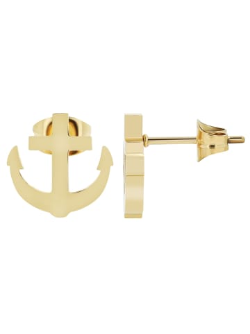 Adeliás Damen Halskette aus Edelstahl 45 cm in gold