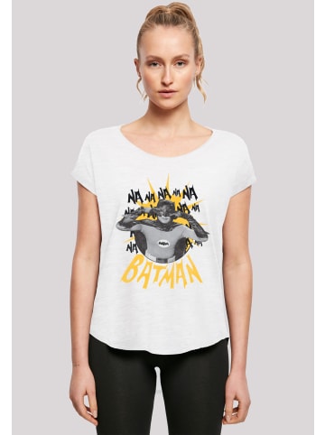 F4NT4STIC Long Cut T-Shirt Long Cut T-Shirt 'Batman TV Serie Nananana' in weiß