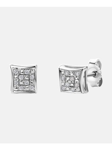 Diamant L'éternel Ohrstecker aus 375 Weißgold mit Diamant