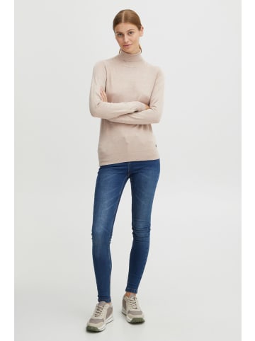 Oxmo Rollkragenpullover OXKatja in Beige