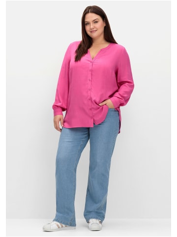 sheego Longbluse in fuchsia