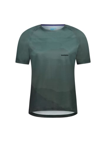 SHIMANO Short Sleeve Jersey SENTIERO in grün