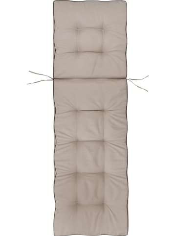 Aspero Garten-Liegenauflage Saragossa in Beige