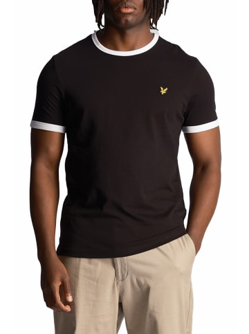 Lyle & Scott T-Shirt in Schwarz/Weiß