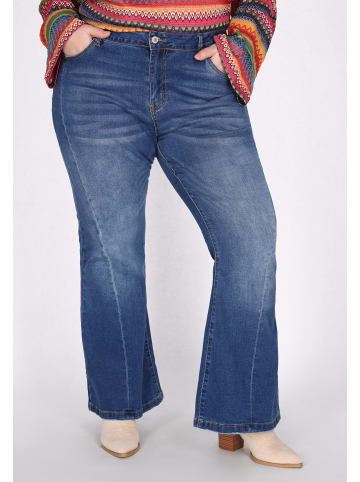 IZIA Women Plus Size Pants in Dark Blue