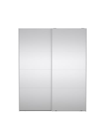 ebuy24 Schiebetürenschrank Catania (2-türig) Weiß 179 x 67 cm