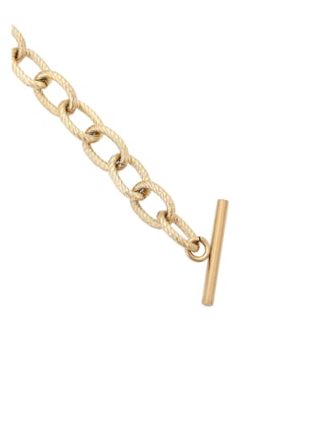 faina Women Cable Chain Link Bracelet in Gold